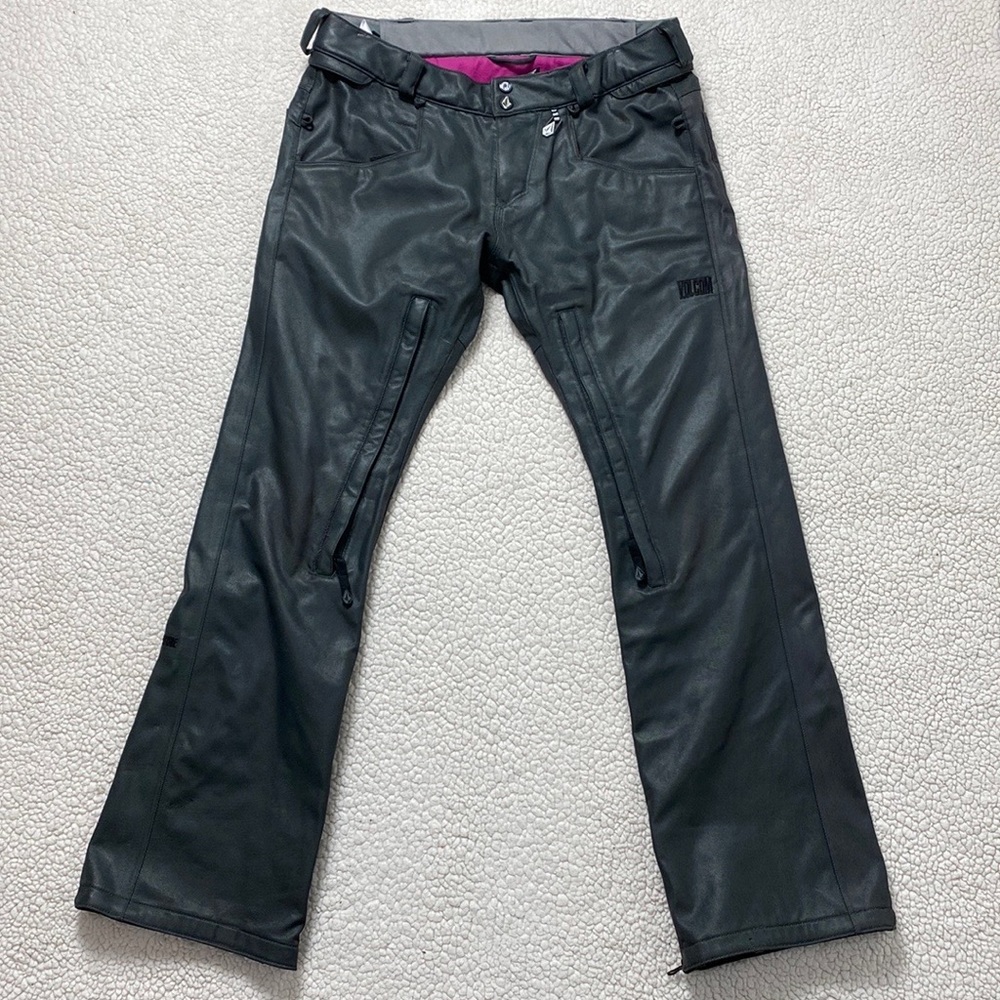 Volcom Black Nimbus V-Co Engineered Skinny Jean Snow Ski Pants Size Medium